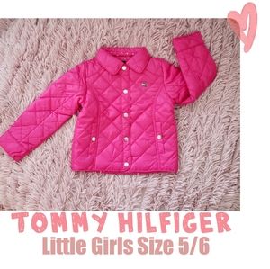 TommyHilfiger 5/6 Little Girls Quilted Barn Jacket